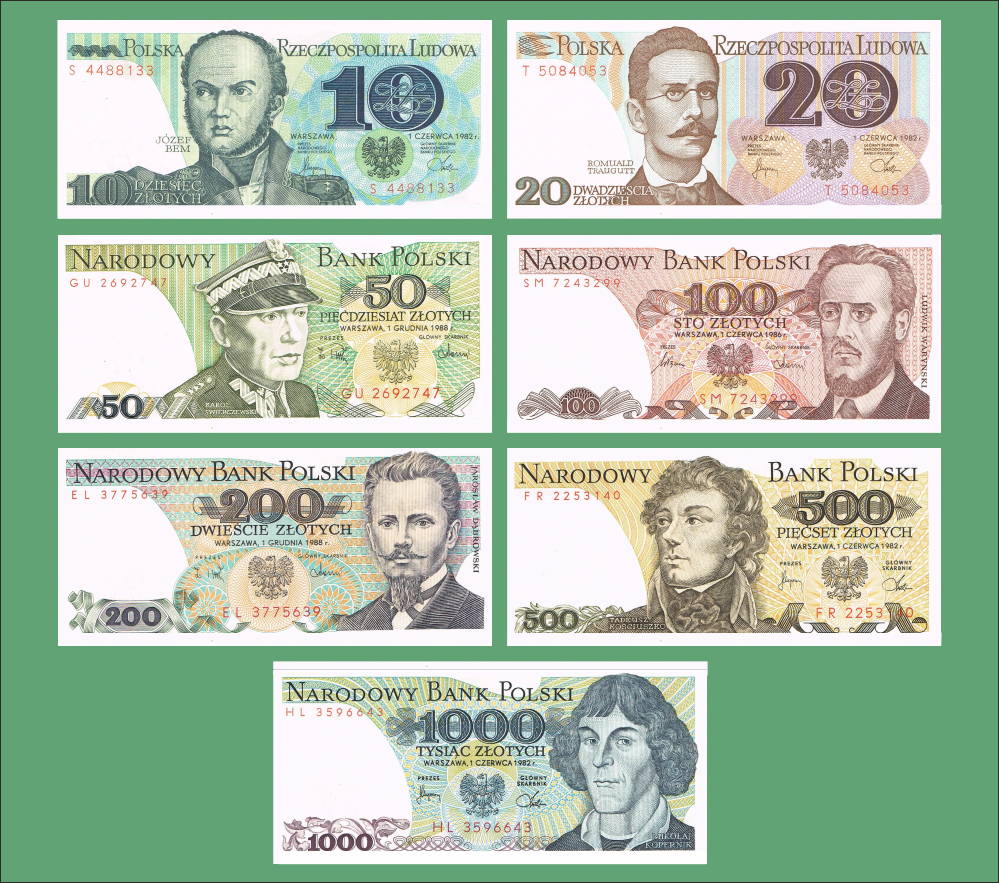 banknoty prl